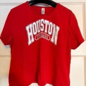 Houston Cougars UH Coogs Crop-Top Youth XL (Women's Medium)